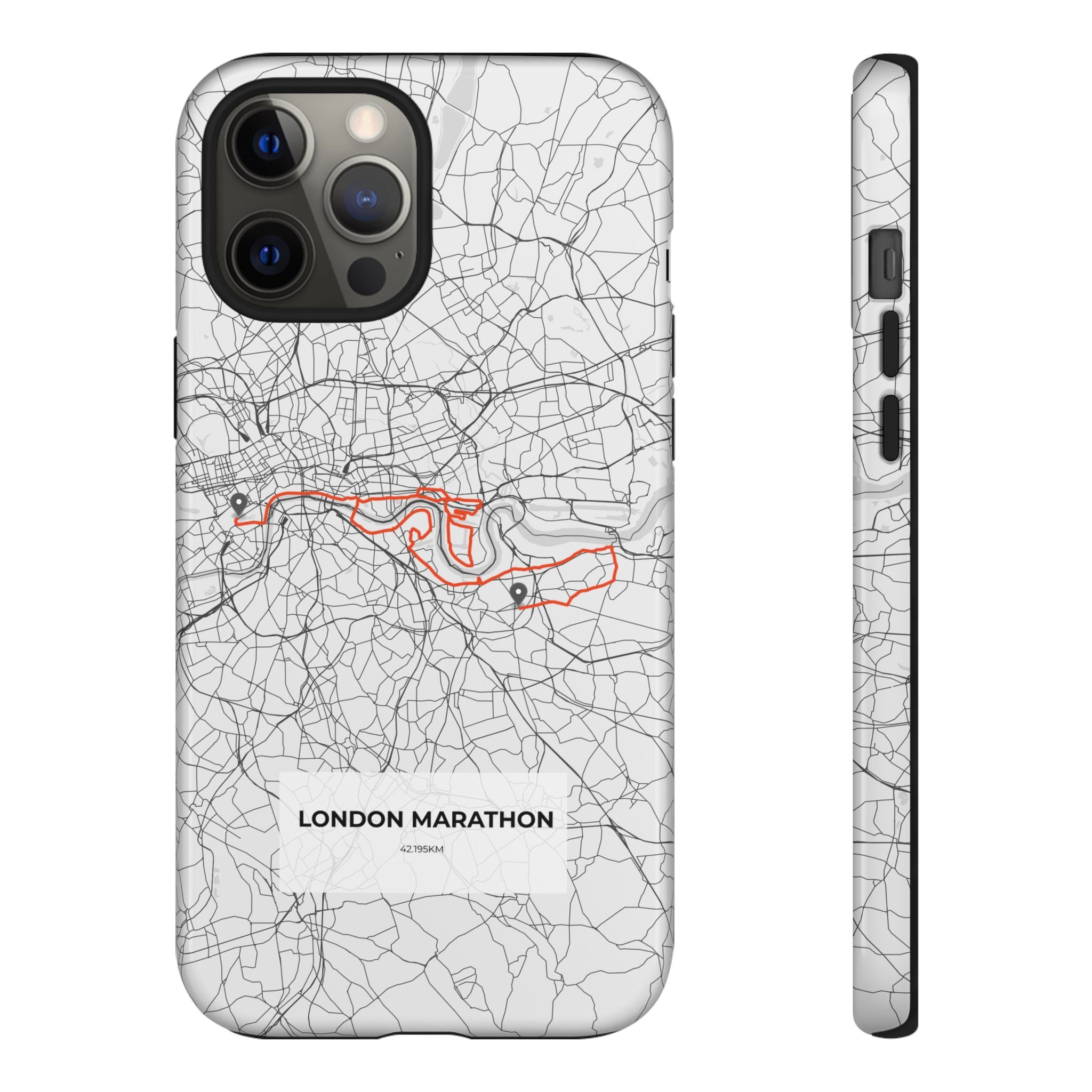London Marathon Route Tough Phone Case