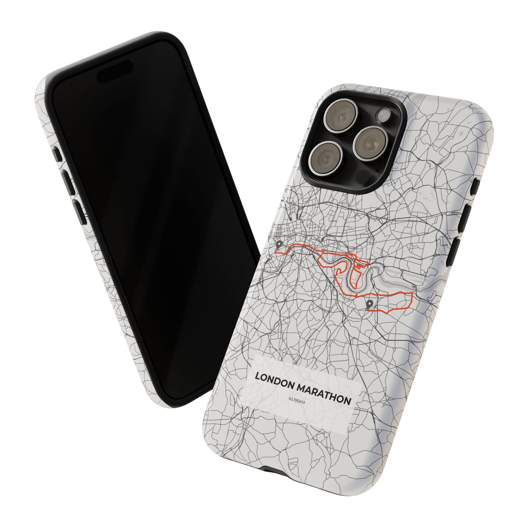 London Marathon Route Tough Phone Case