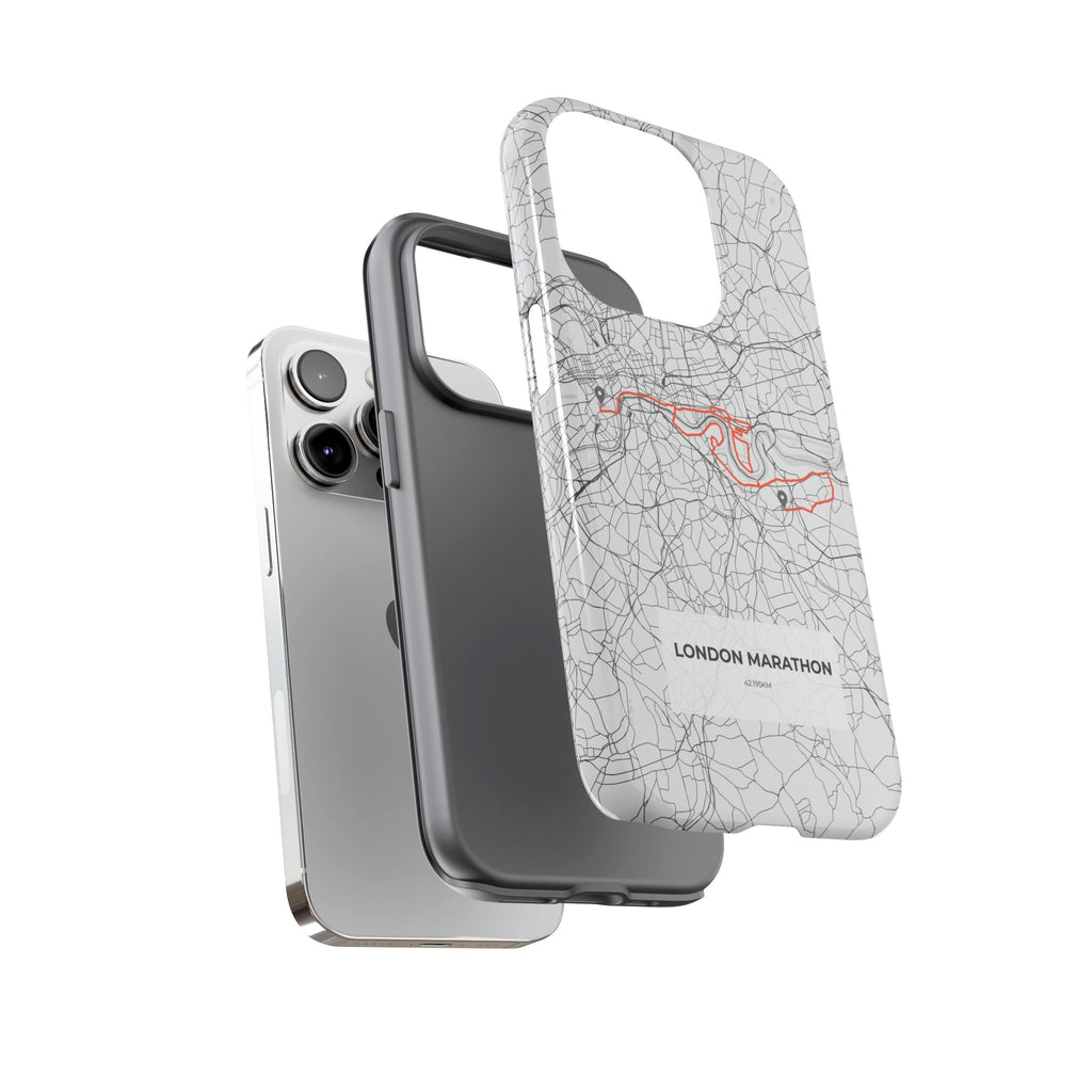 London Marathon Route Tough Phone Case