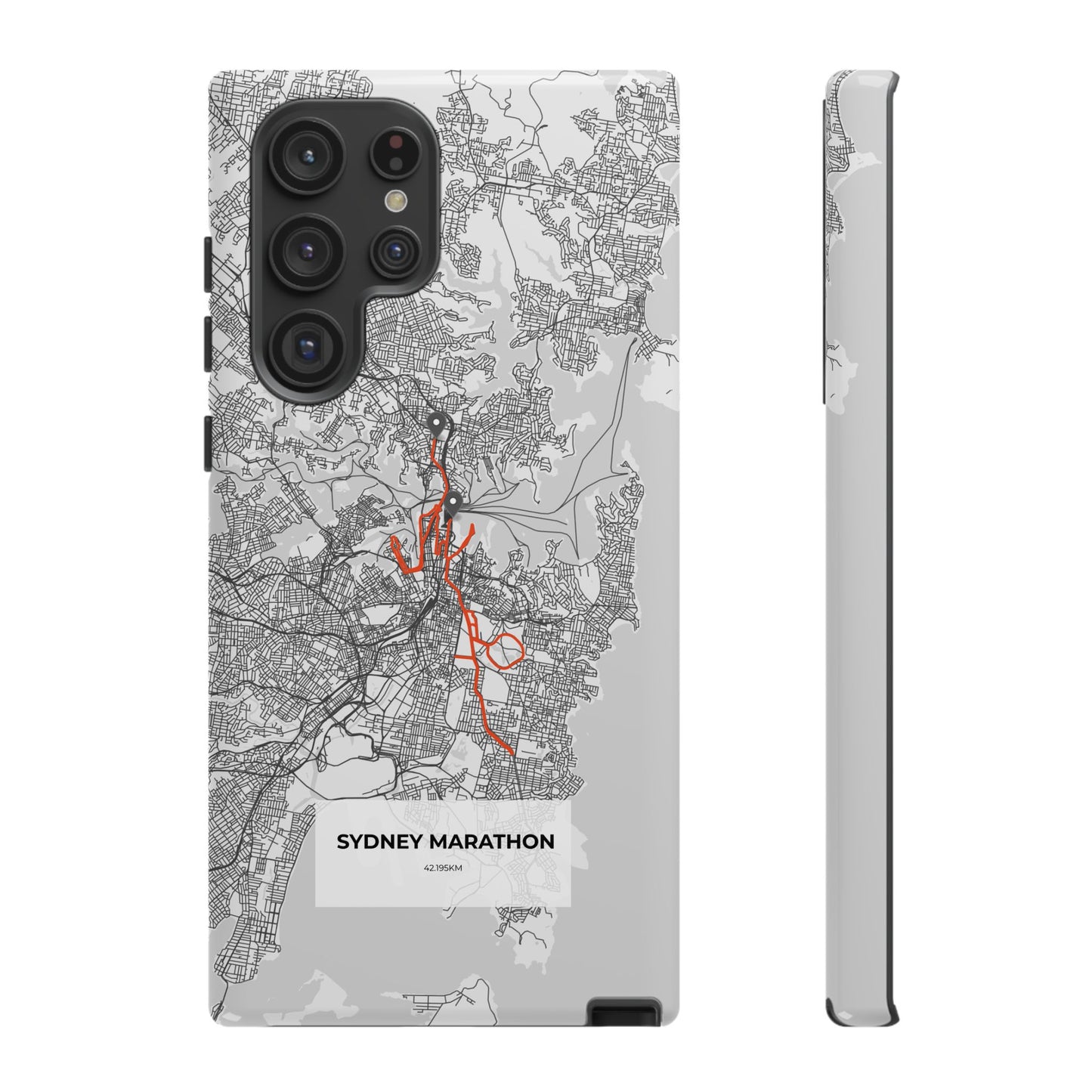 Sydney Marathon Route Tough Phone Case