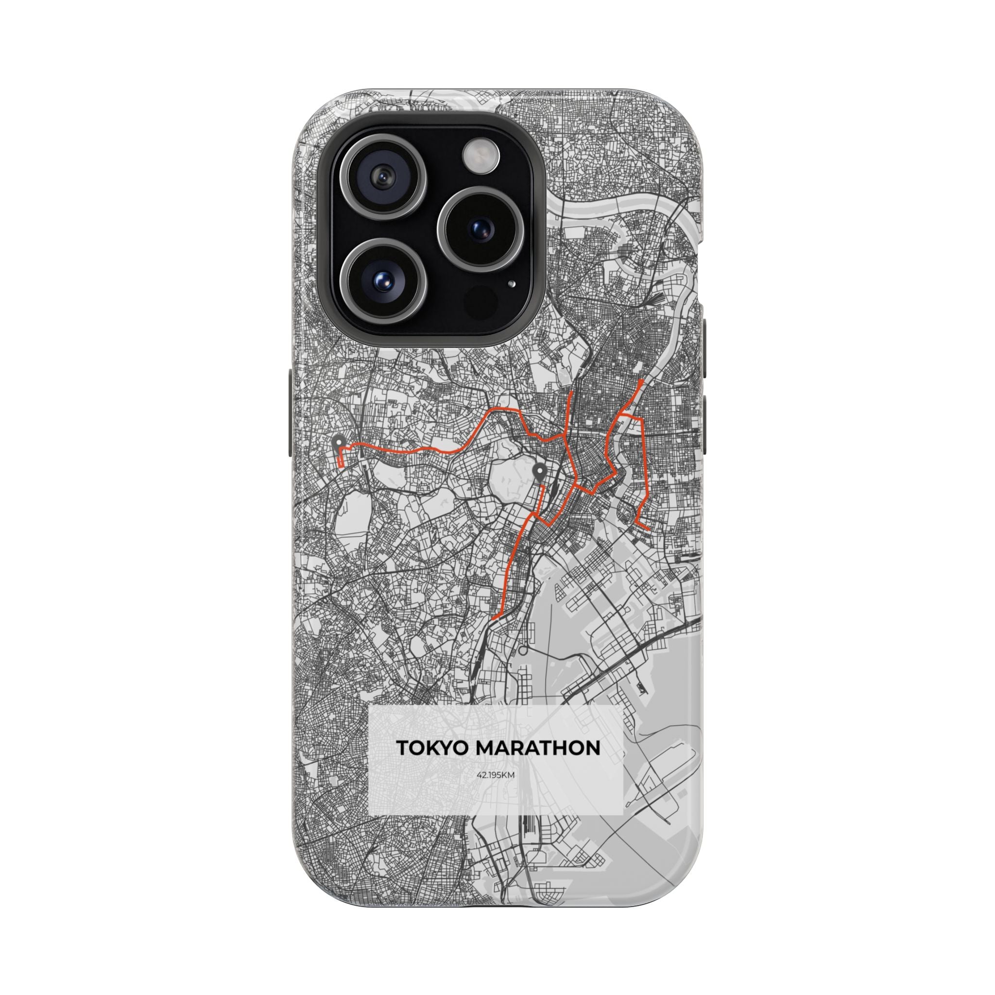 Tokyo Marathon Route Magnetic Impact-Resistant Phone Case