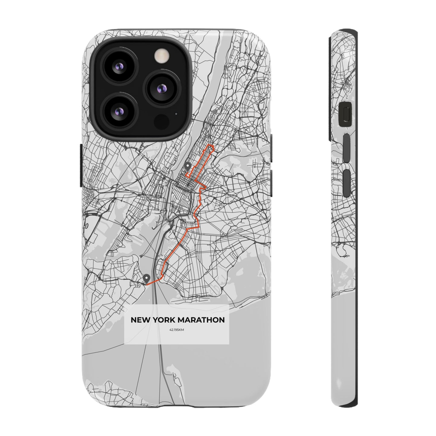 New York Marathon Route Tough Phone Case