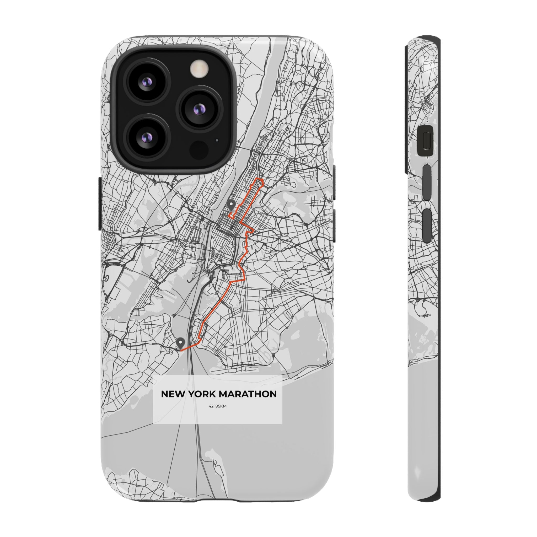 New York Marathon Route Tough Phone Case