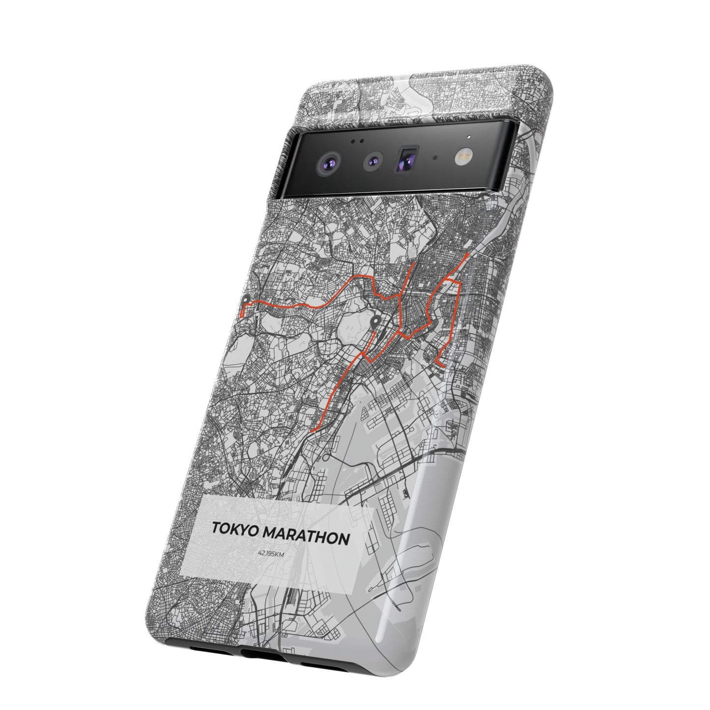 Tokyo Marathon Route Tough Phone Case