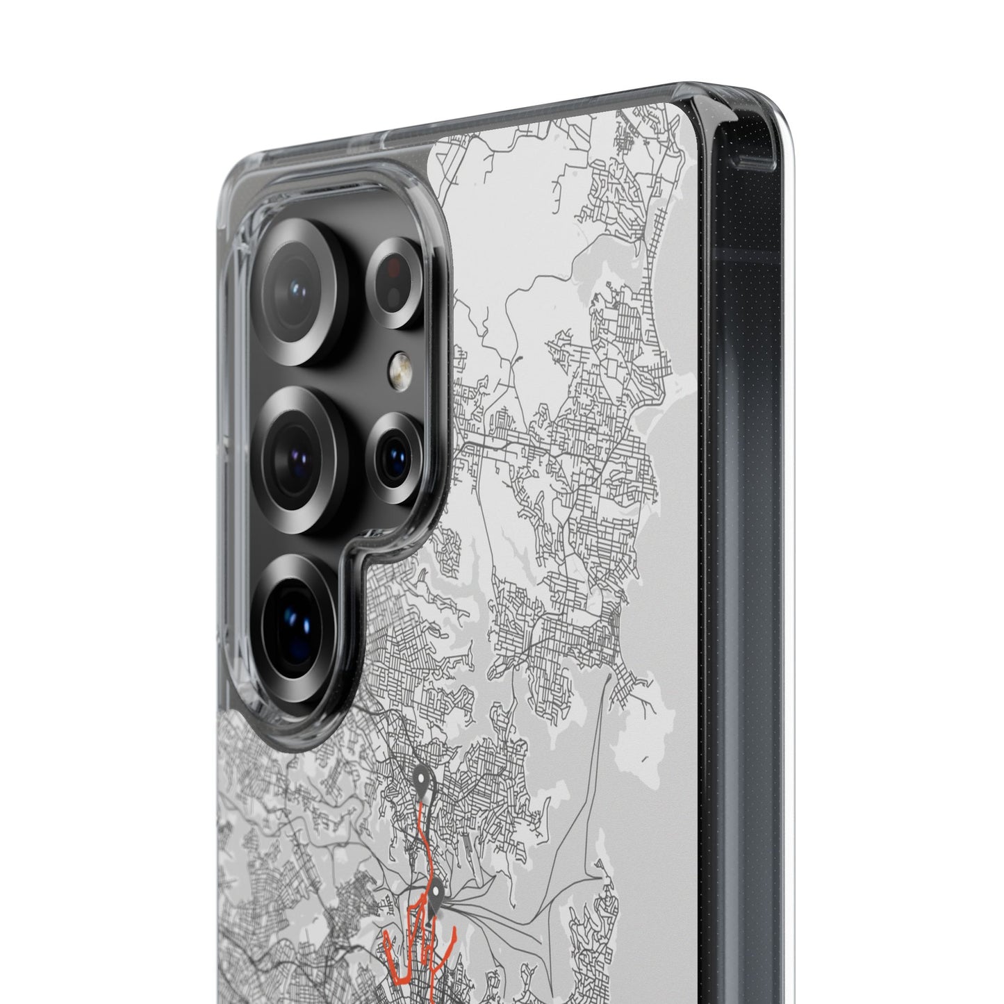 Sydney Marathon Route Clear Impact-Resistant Phone Case