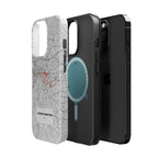 London Marathon Route Magnetic Impact-Resistant Phone Case