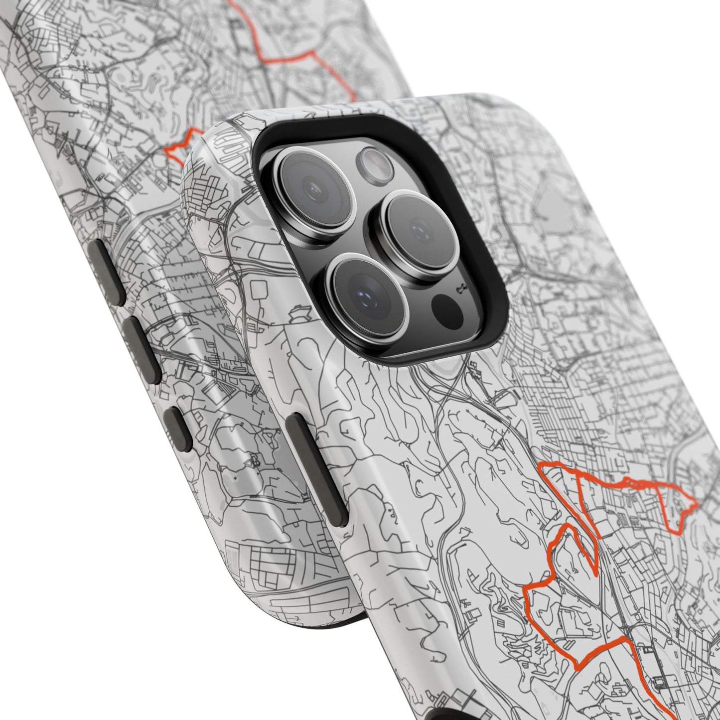 Customized Marathon Route Magnetic Impact-Resistant Phone Case