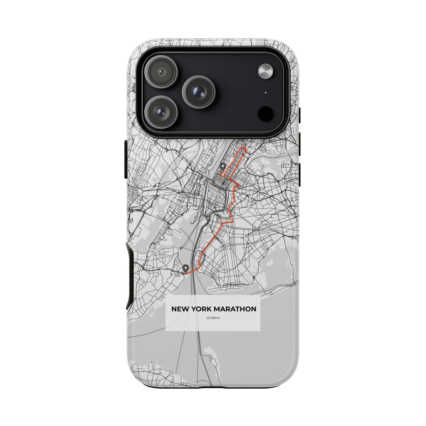 New York Marathon Route Tough Phone Case