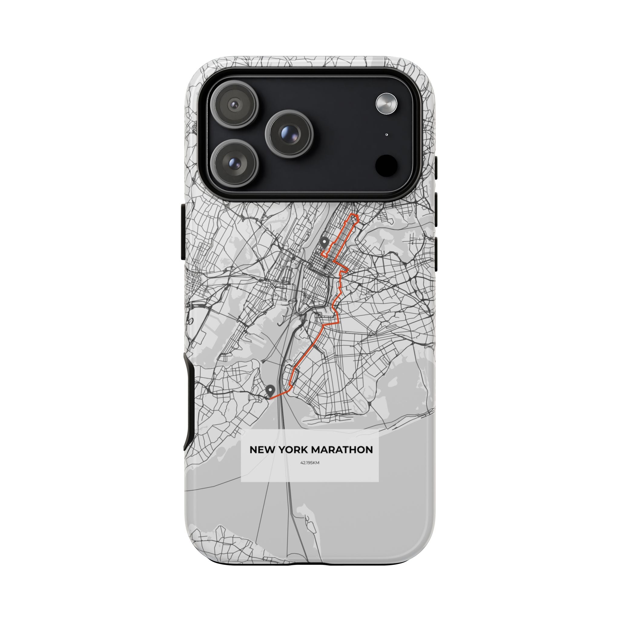 New York Marathon Route Tough Phone Case