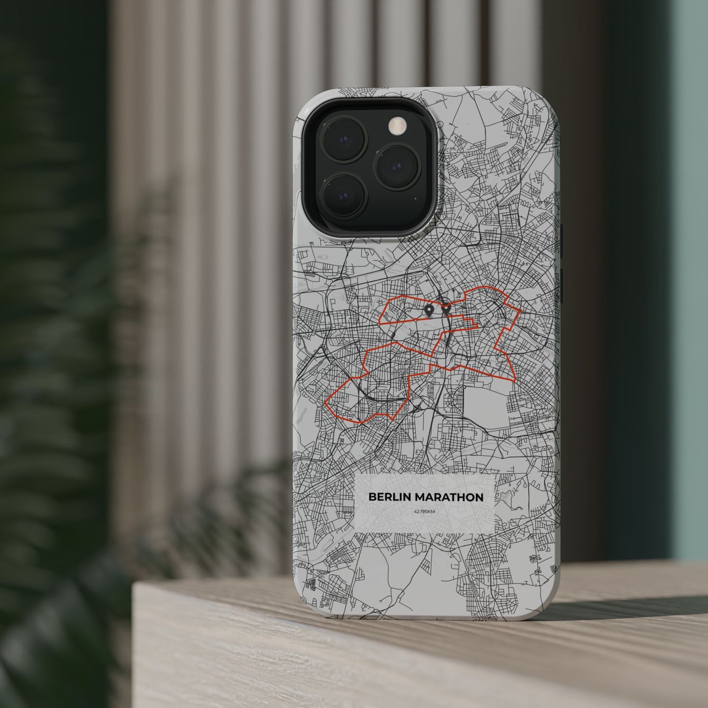 Berlin Marathon Route Magnetic Impact-Resistant Phone Case