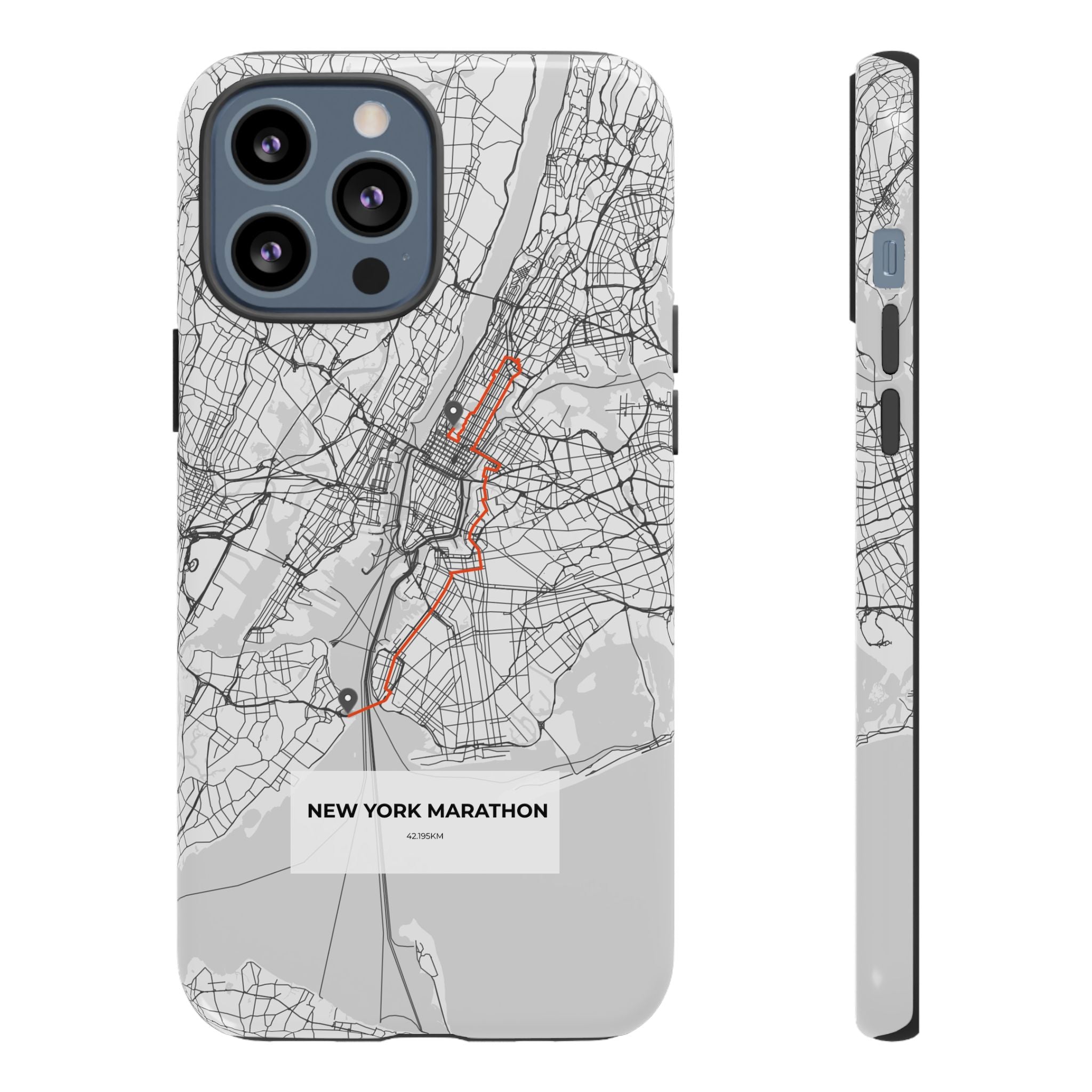 New York Marathon Route Tough Phone Case