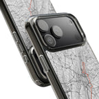 New York Marathon Route Clear Impact-Resistant Phone Case