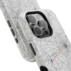 Boston Marathon Route Magnetic Impact-Resistant Phone Case