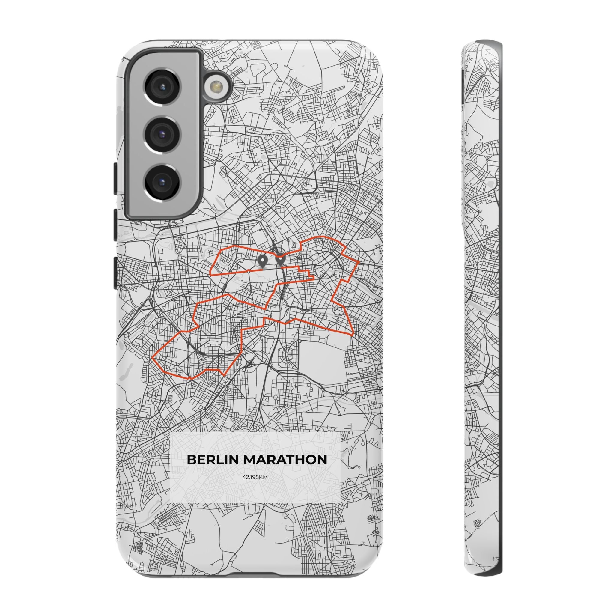 Berlin Marathon Route Tough Phone Case