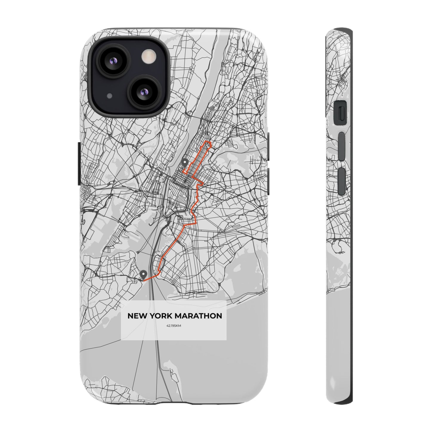 New York Marathon Route Tough Phone Case