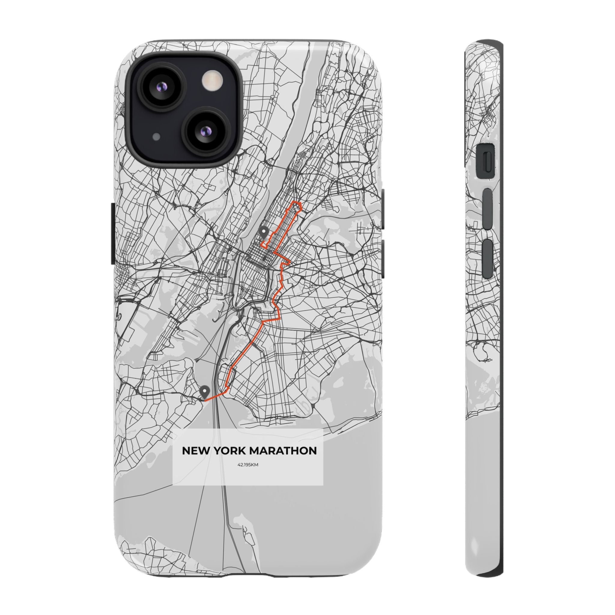 New York Marathon Route Tough Phone Case