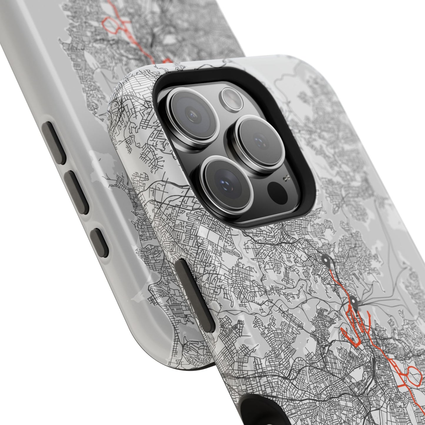 Sydney Marathon Route Magnetic Impact-Resistant Phone Case