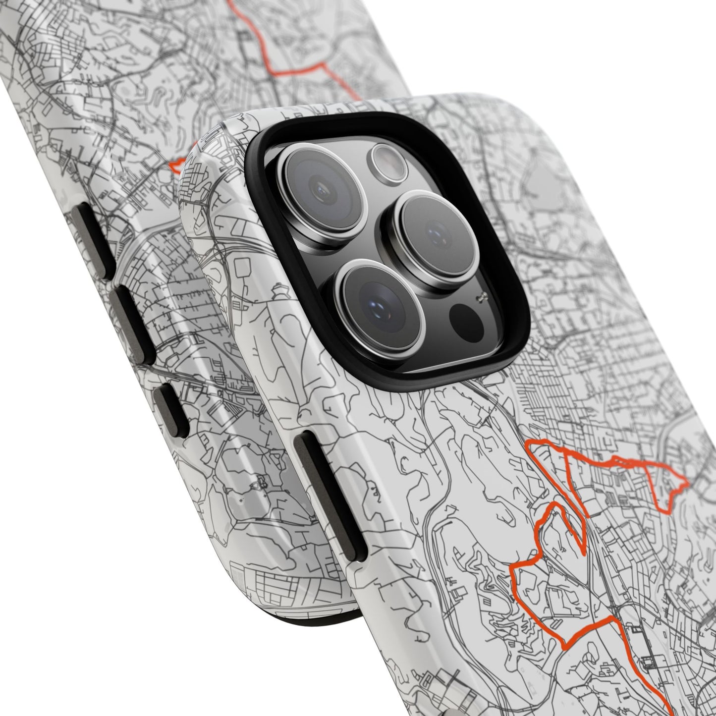 Customized Marathon Route Tough Phone Case