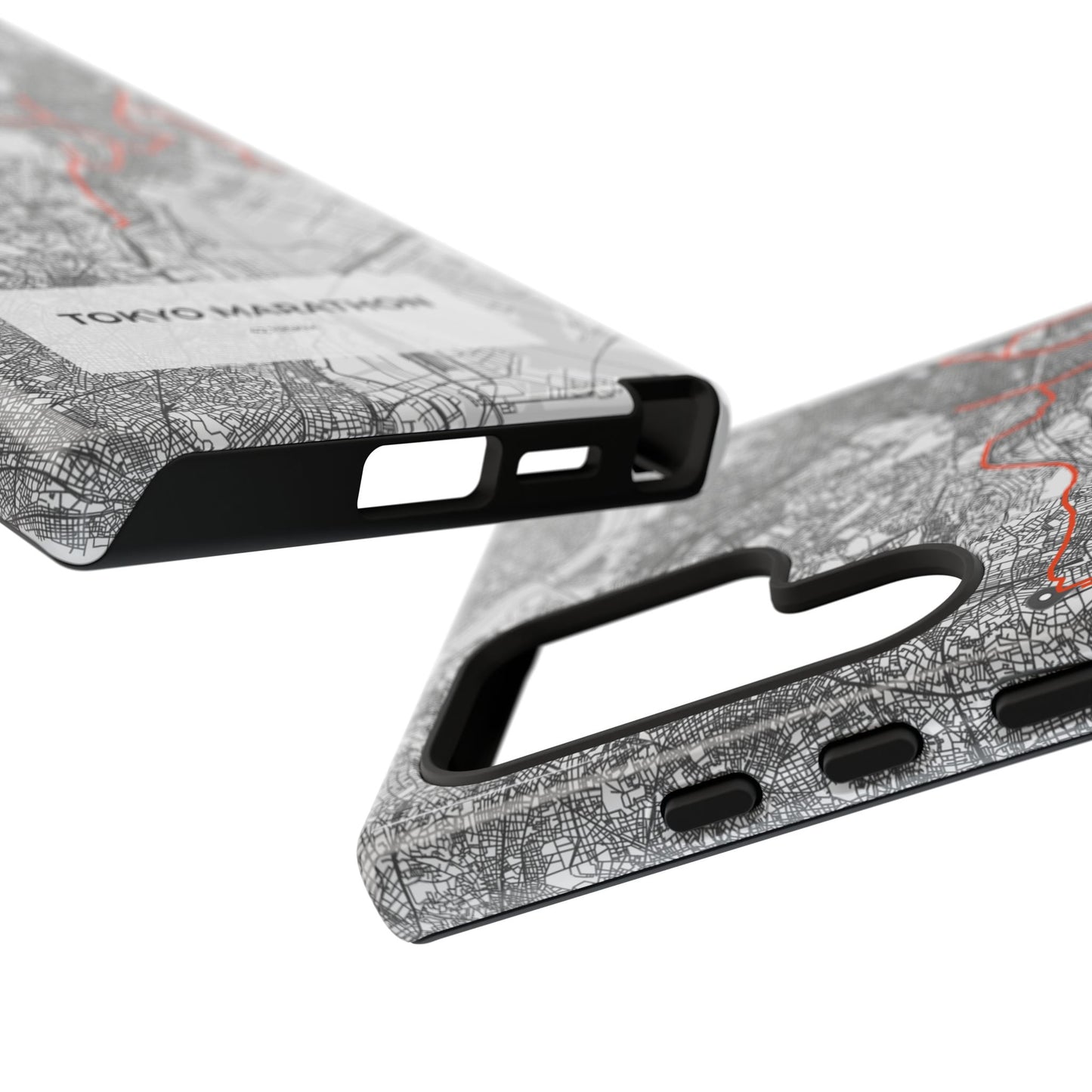 Tokyo Marathon Route Tough Phone Case