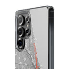 Chicago Marathon Route Clear Impact-Resistant Phone Case