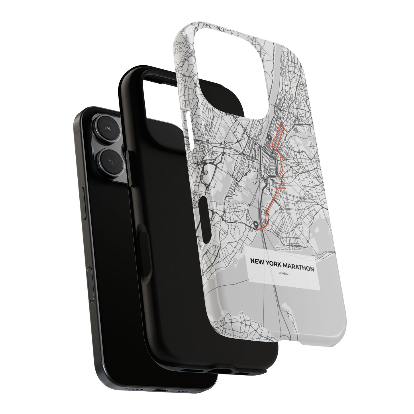 New York Marathon Route Tough Phone Case