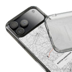 Boston Marathon Route Clear Impact-Resistant Phone Case