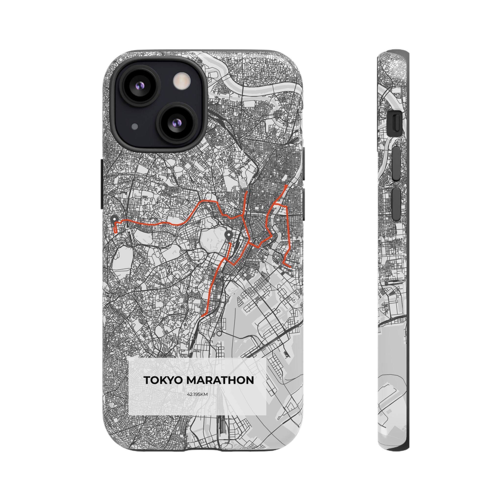 Tokyo Marathon Route Tough Phone Case