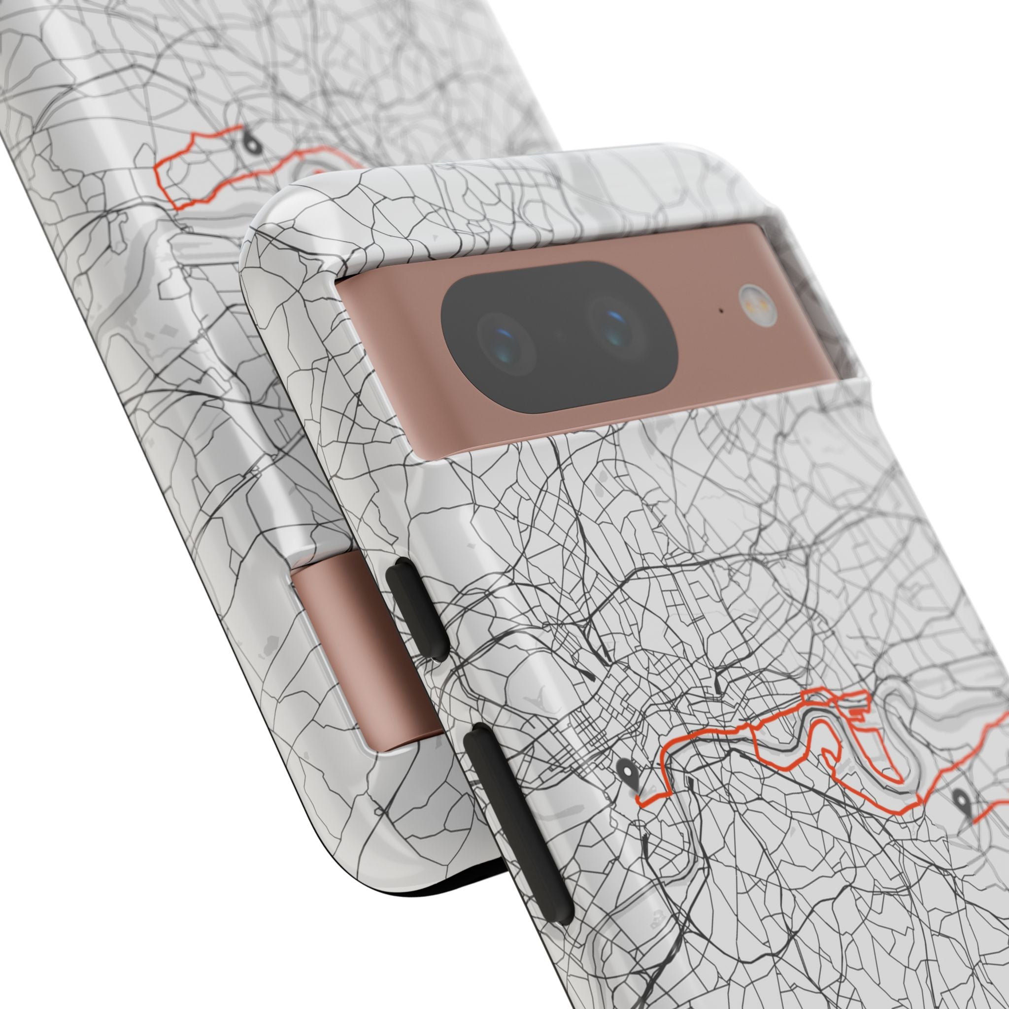 London Marathon Route Tough Phone Case