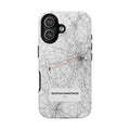 Boston Marathon Route Tough Phone Case