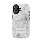 Boston Marathon Route Tough Phone Case