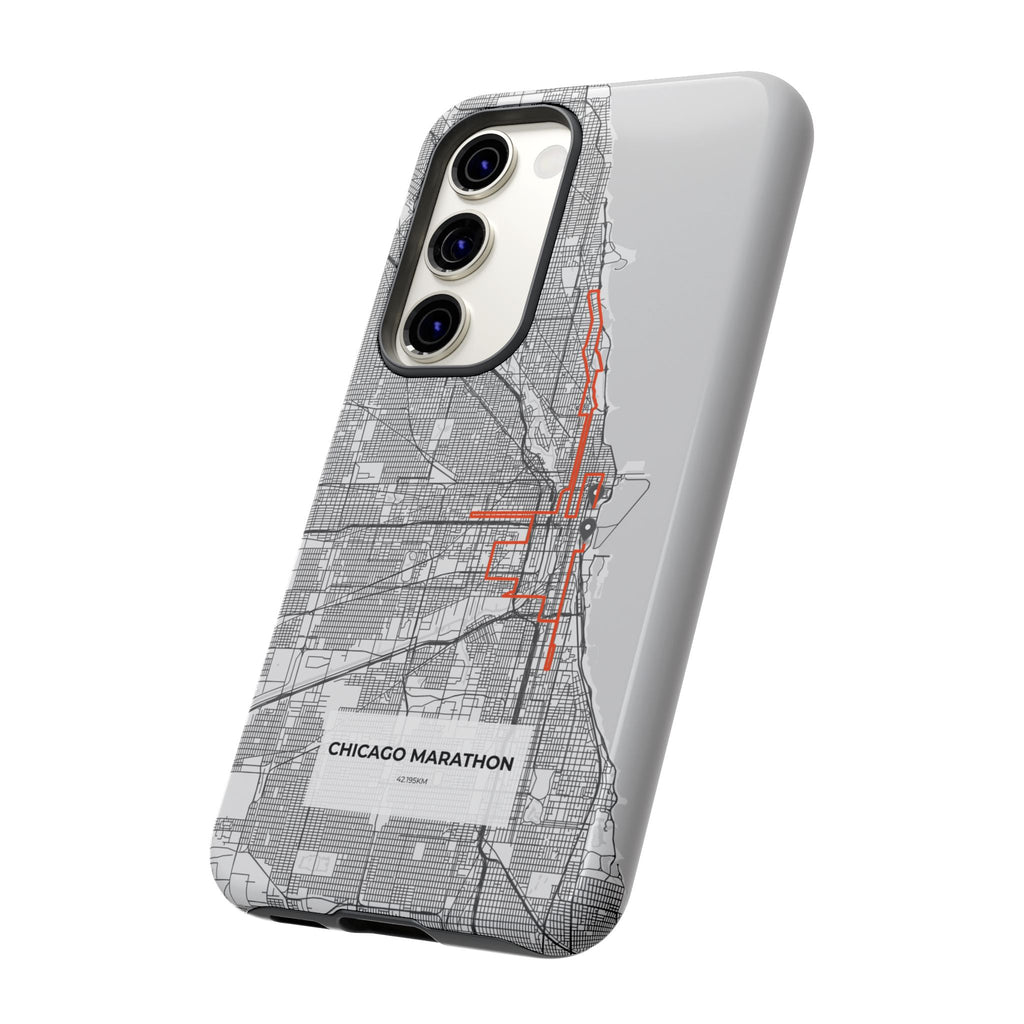 Chicago Marathon Route Tough Phone Case
