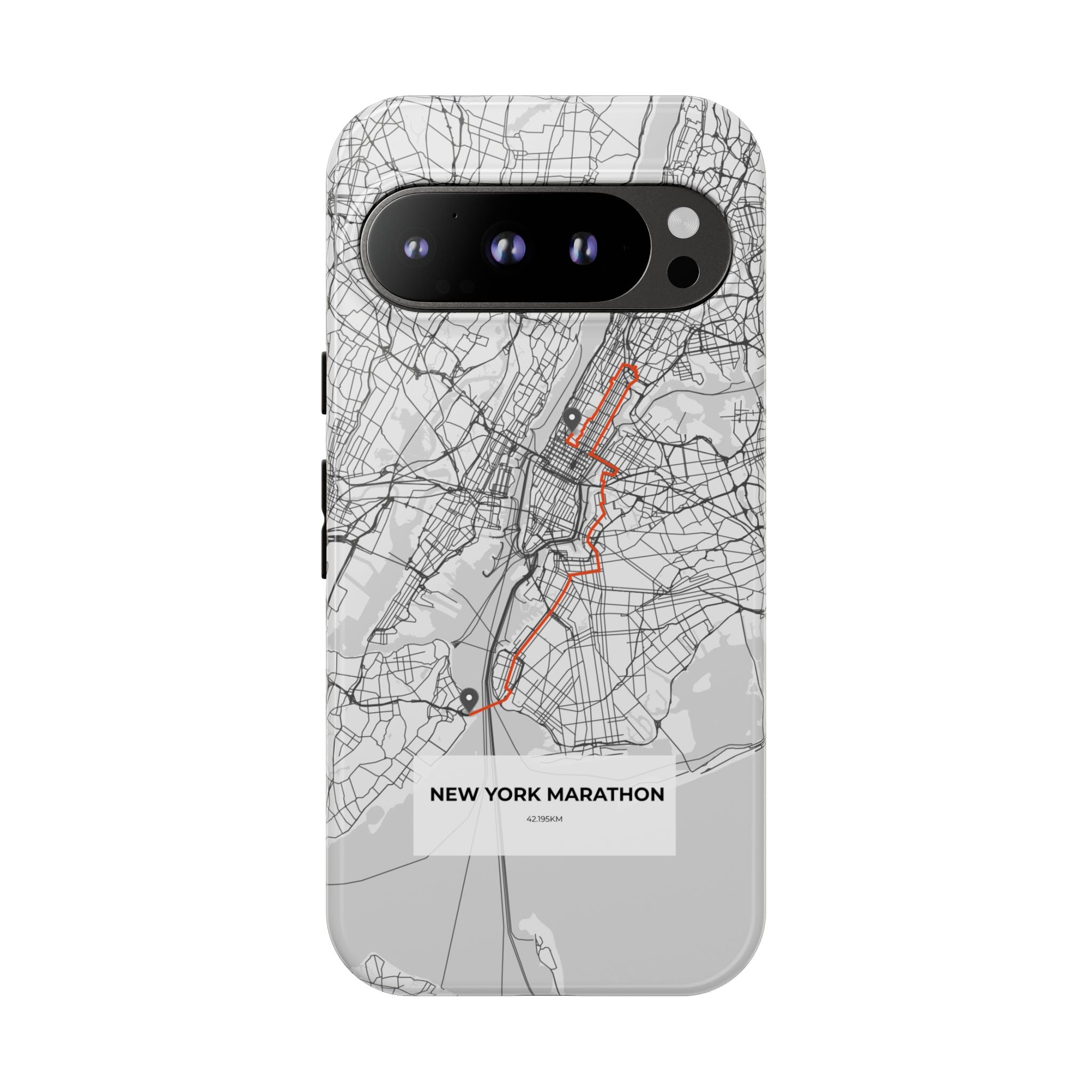 New York Marathon Route Tough Phone Case