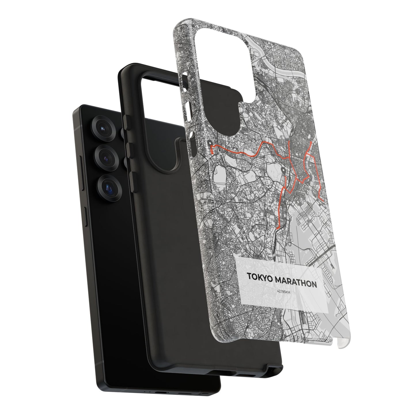 Tokyo Marathon Route Tough Phone Case