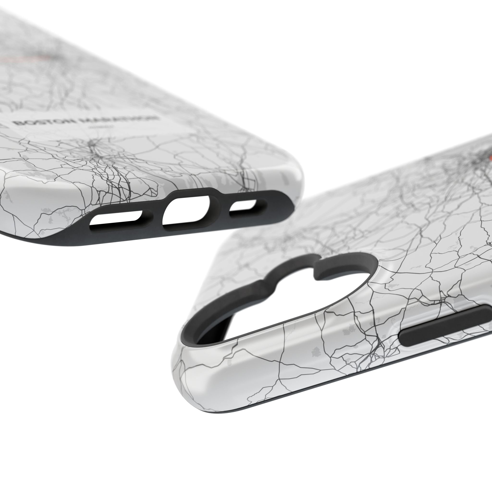 Boston Marathon Route Magnetic Impact-Resistant Phone Case