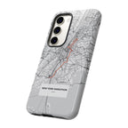 New York Marathon Route Tough Phone Case