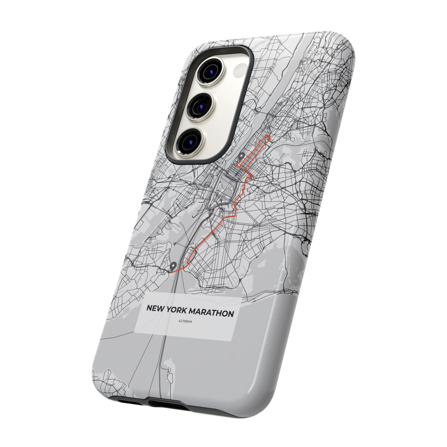 New York Marathon Route Tough Phone Case
