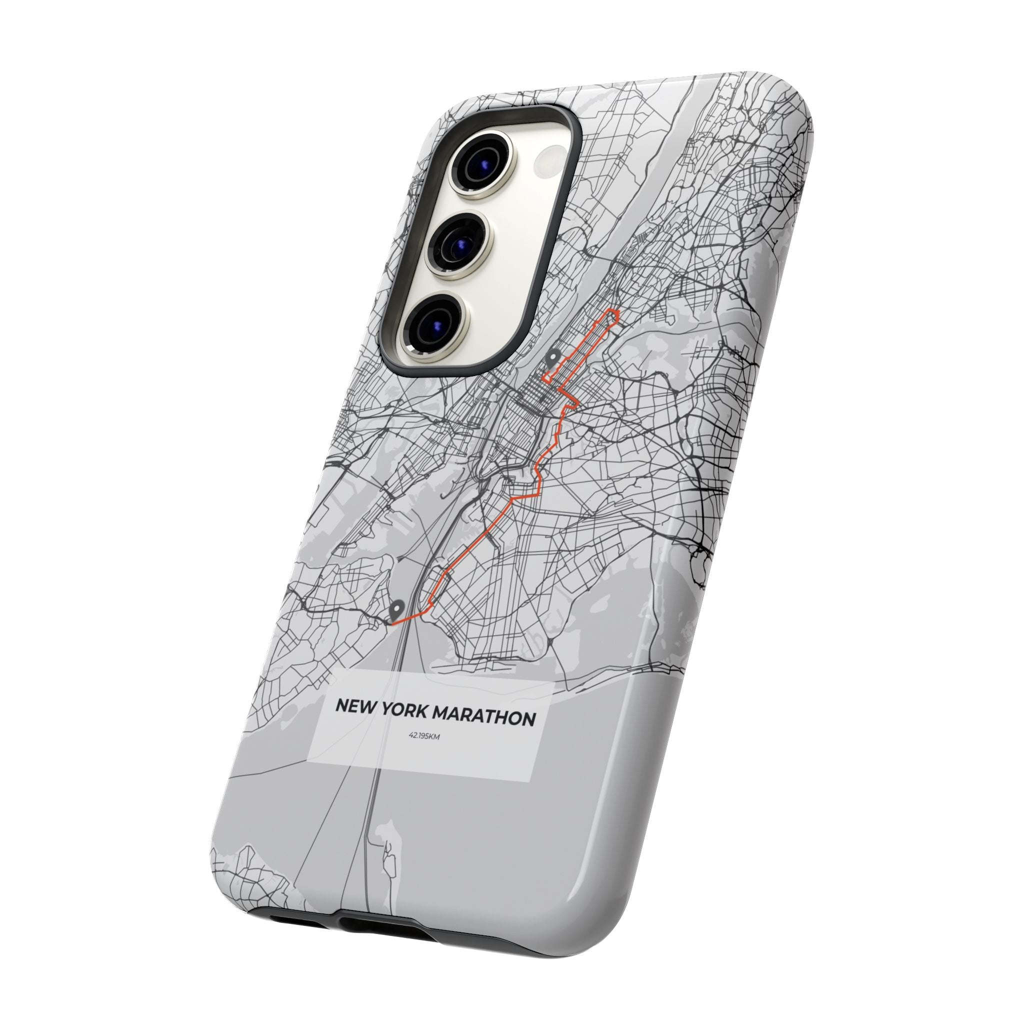 New York Marathon Route Tough Phone Case