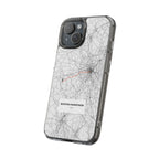 Boston Marathon Route Clear Impact-Resistant Phone Case