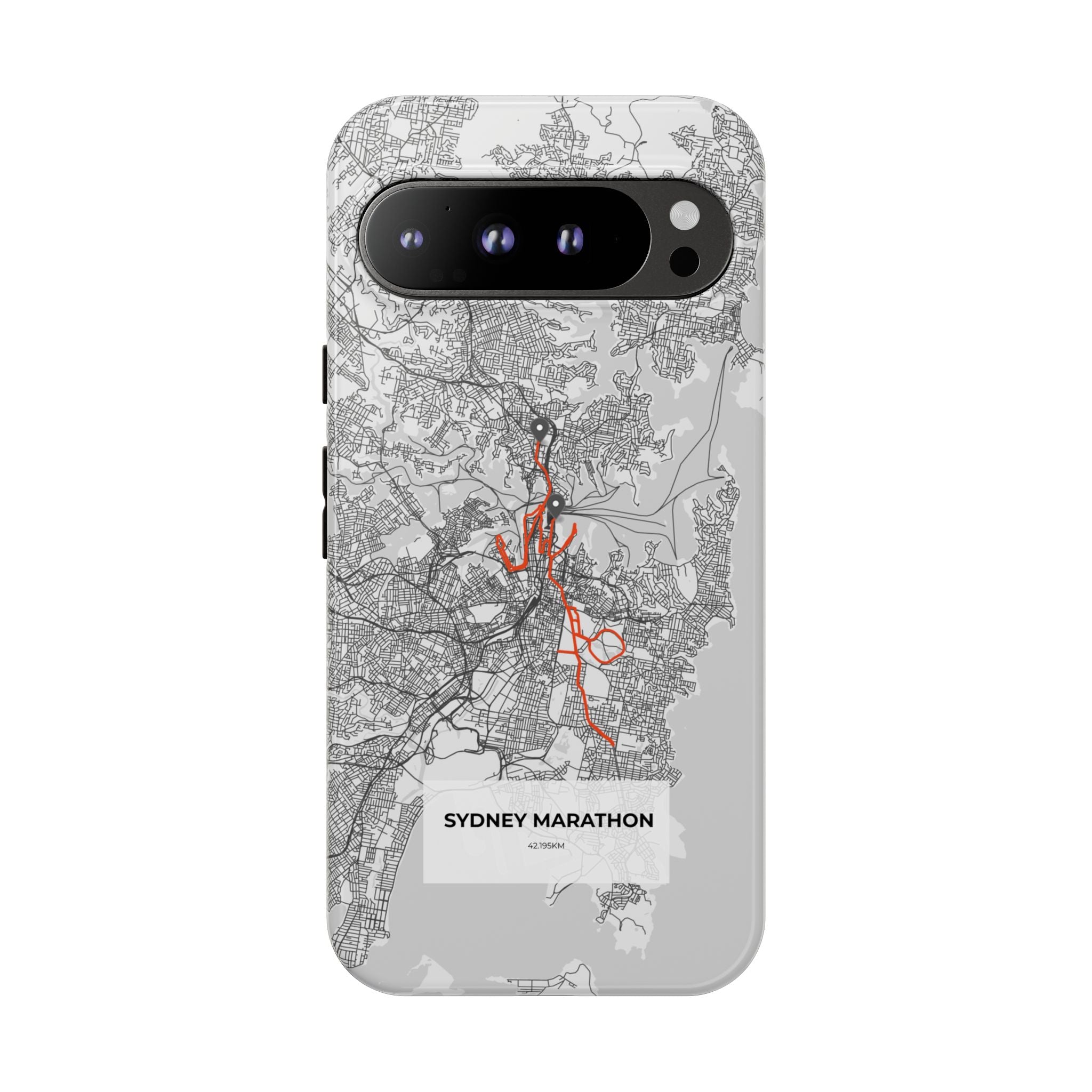 Sydney Marathon Route Tough Phone Case
