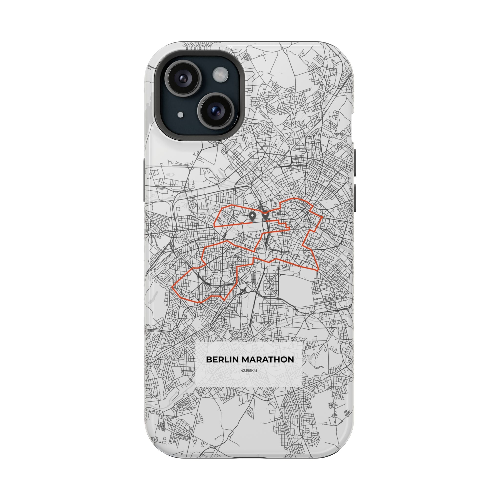 Berlin Marathon Route Magnetic Impact-Resistant Phone Case
