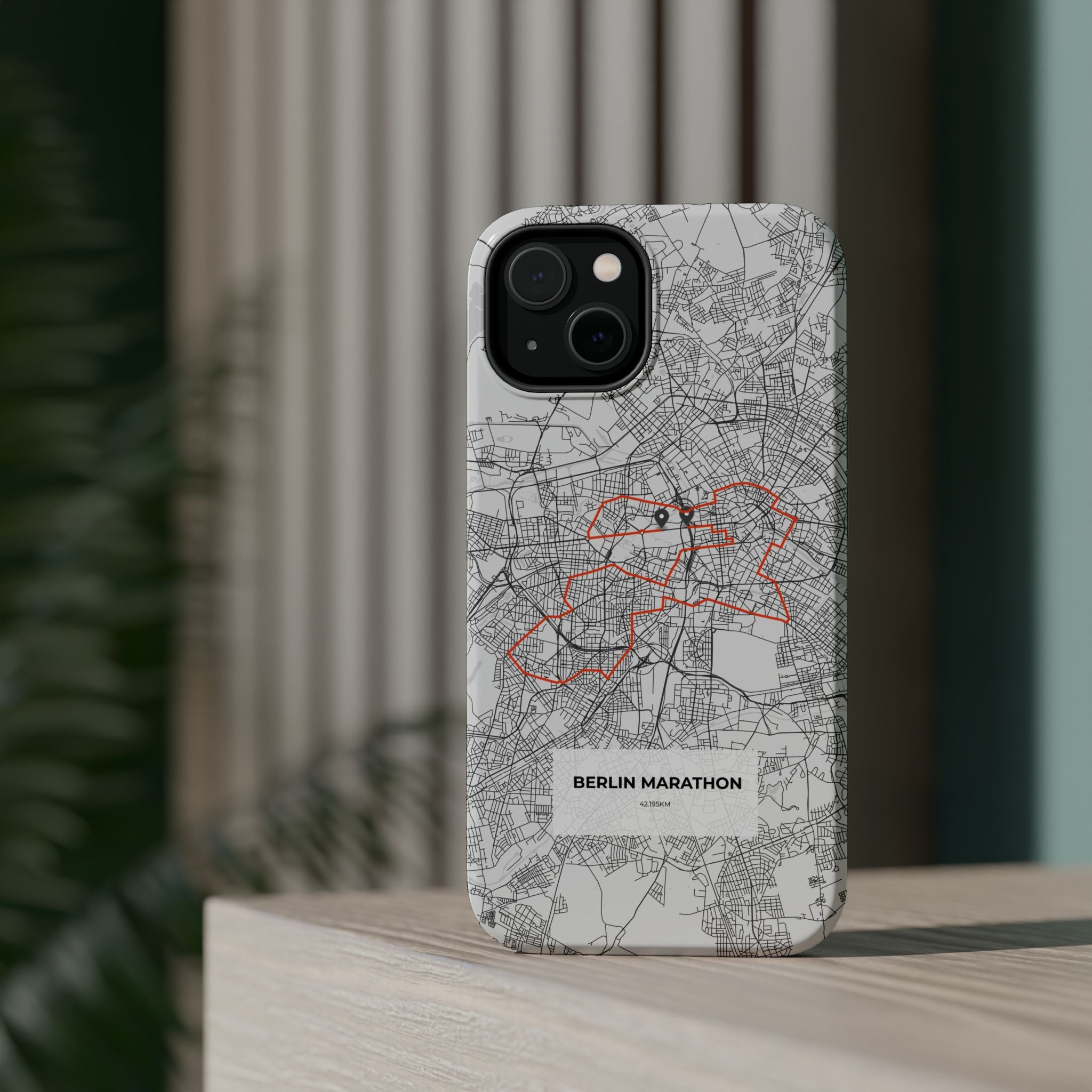 Berlin Marathon Route Magnetic Impact-Resistant Phone Case