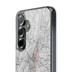 New York Marathon Route Clear Impact-Resistant Phone Case