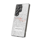 London Marathon Route Clear Impact-Resistant Phone Case
