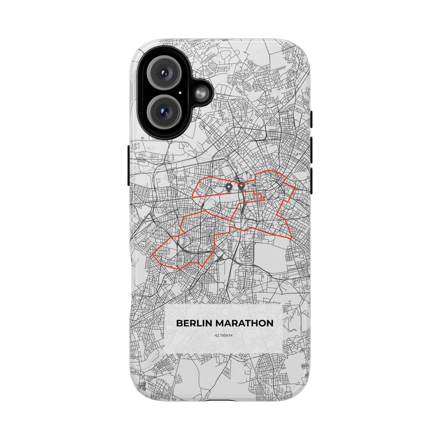 Berlin Marathon Route Tough Phone Case
