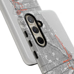Chicago Marathon Route Tough Phone Case