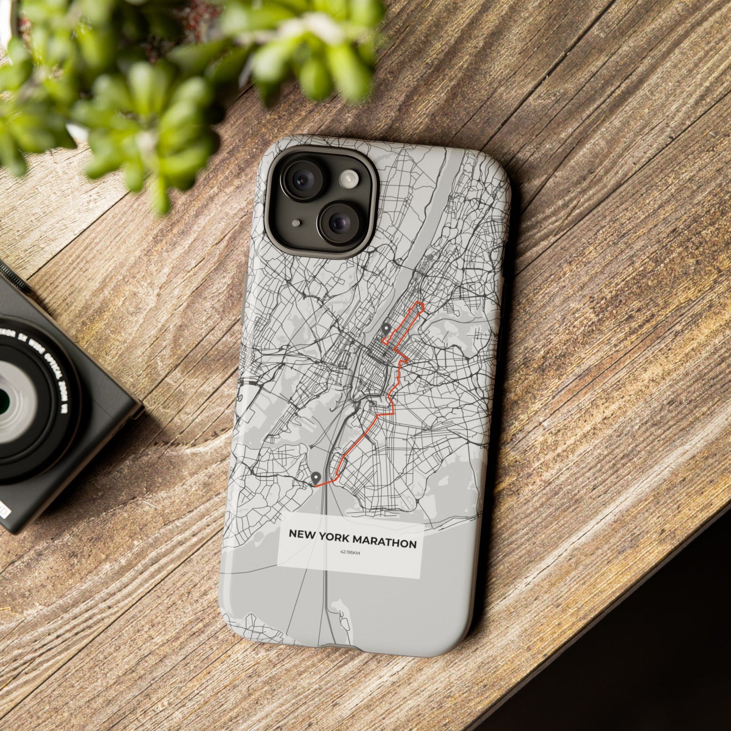 New York Marathon Route Tough Phone Case