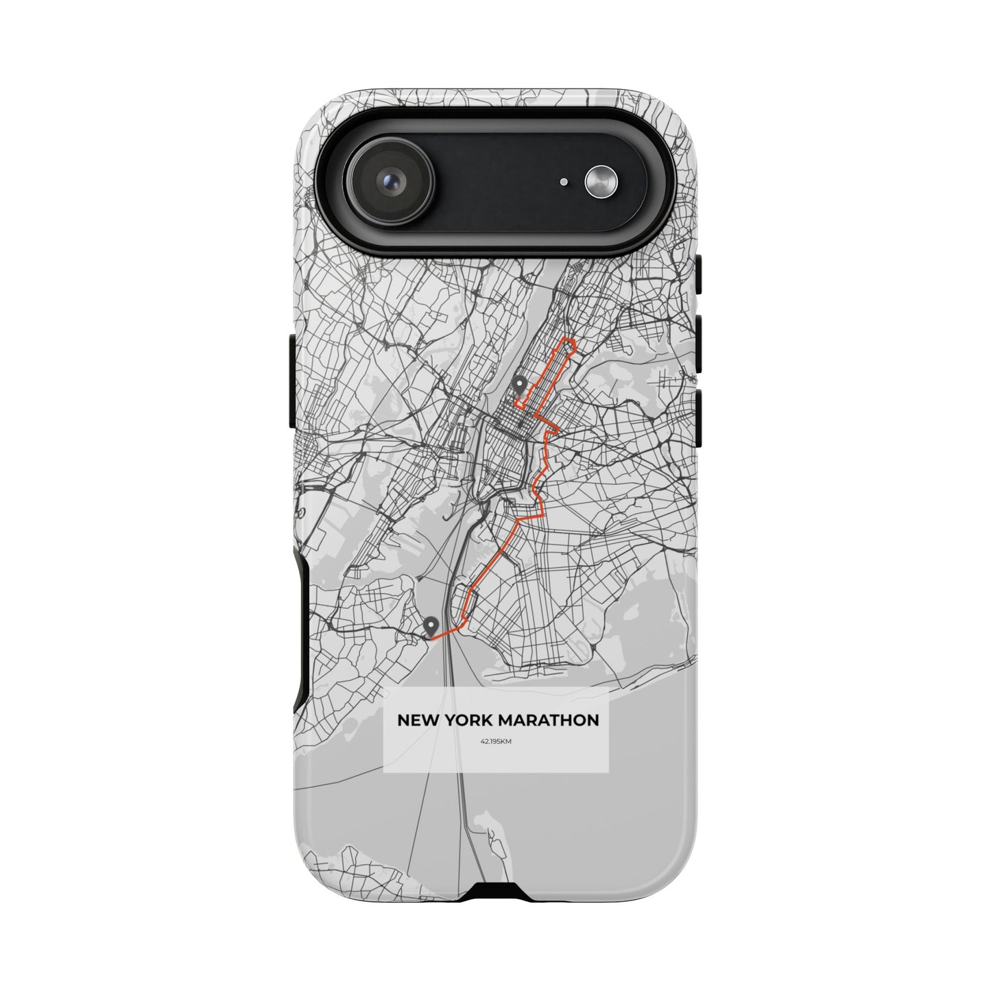 New York Marathon Route Tough Phone Case