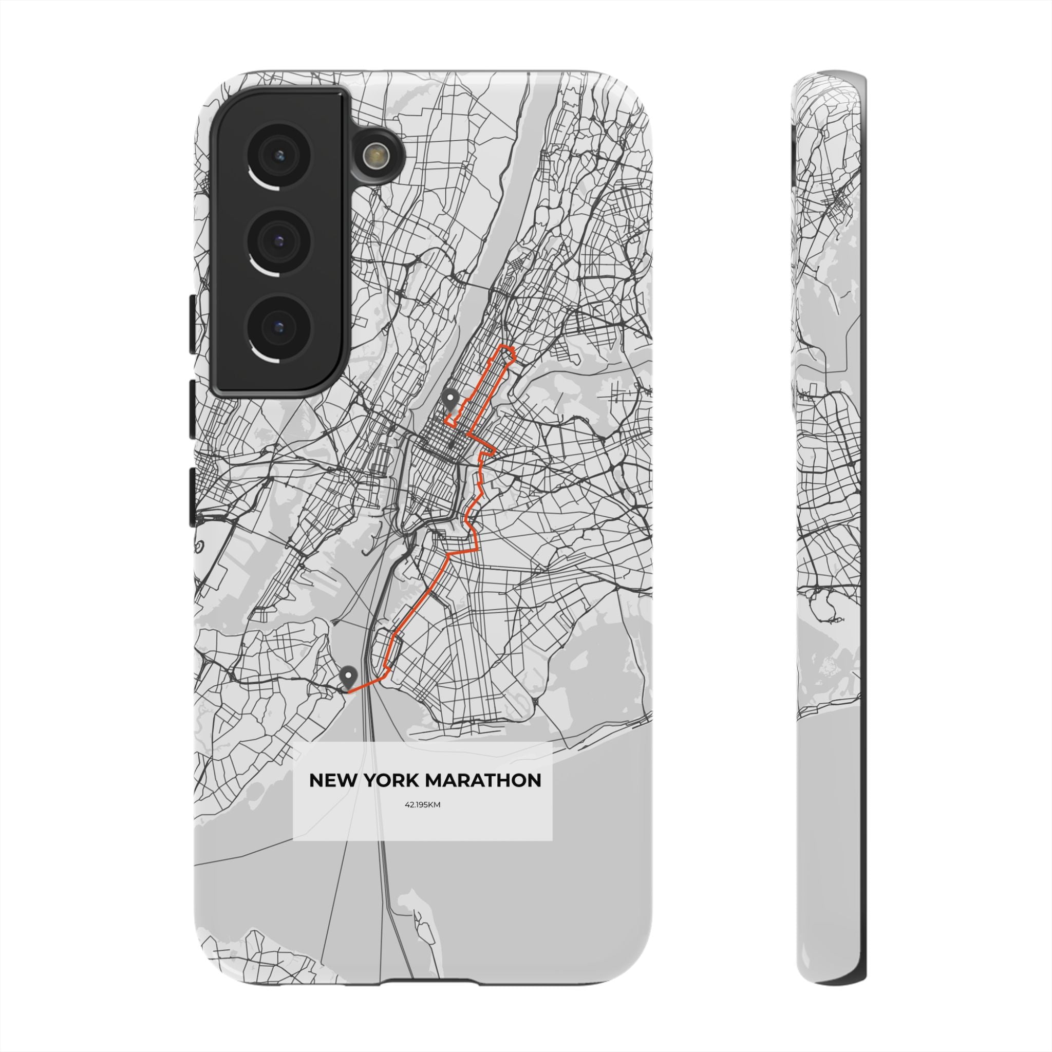 New York Marathon Route Tough Phone Case