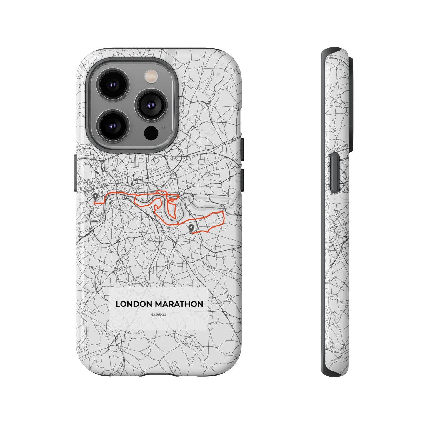 London Marathon Route Tough Phone Case