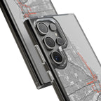Chicago Marathon Route Clear Impact-Resistant Phone Case